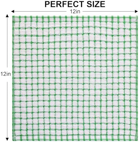 Kitinjoy Cotton 10 Pack Terry Kitchen Dish Cloths - Image 2