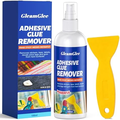 Adhesive Remover Spray, 15-Second Residue-Free Clean by GleamGlee