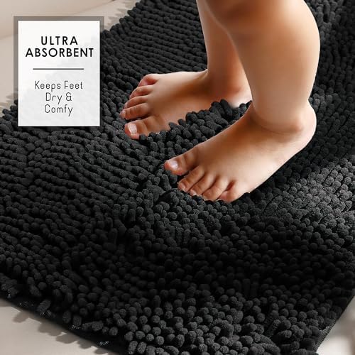 Hearth & Harbor Bathroom Rugs, Chenille Bath Mat - Image 4