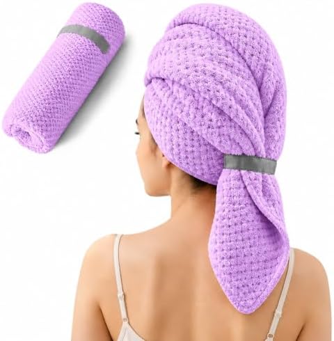 Large Microfiber Hair Wrap Towel by Netcken