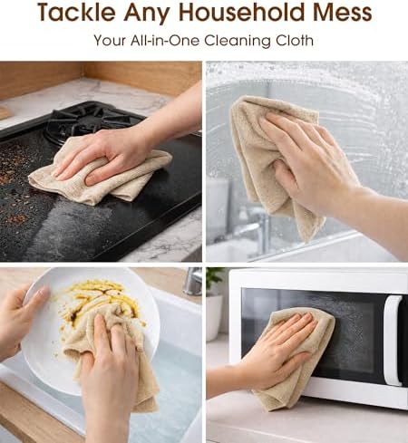 KitchLife Microfiber Cleaning Cloth Roll, 100 Pack - Image 4