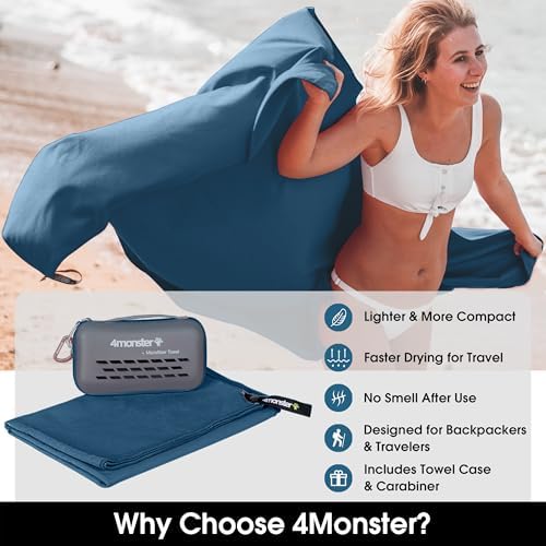 4Monster Quick Dry Travel Towel - Image 2