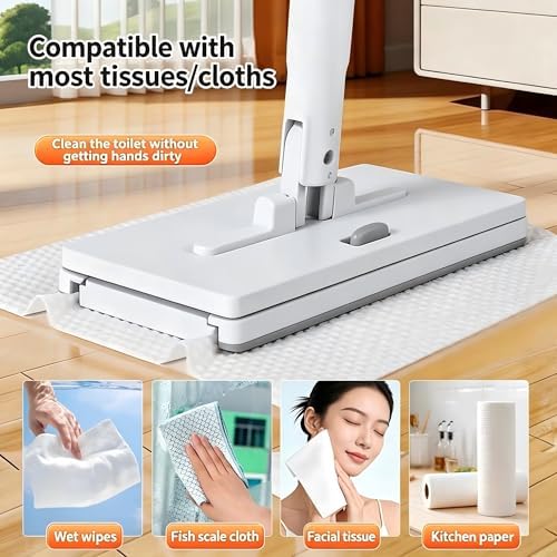 Magic Grip Mini Mop, Snap Grip No-Touch Lazy Mop - Image 3