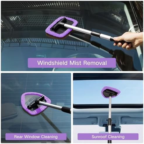 Qydipclin 10pcs Windshield Cleaning Tool Car Interior Window Cleaner Kit - Image 2