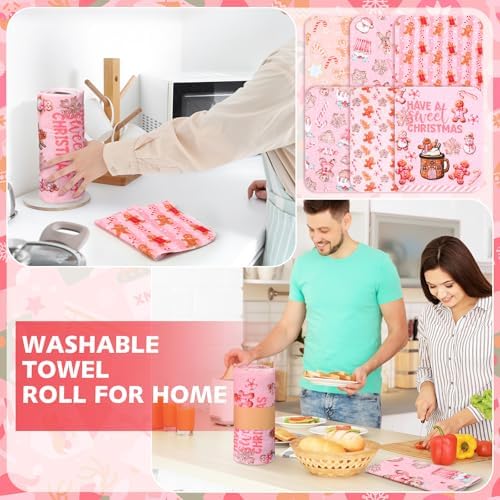 36 Pack Reusable Kitchen Cloths Cotton Towels - Image 6