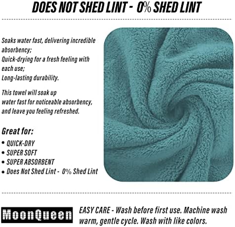 MOONQUEEN 6 Pack Premium Hand Towels - Image 4