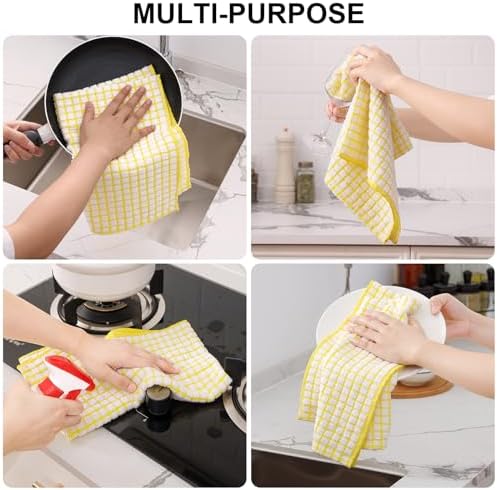 Kitinjoy Cotton 10 Pack Terry Kitchen Towels - Image 5
