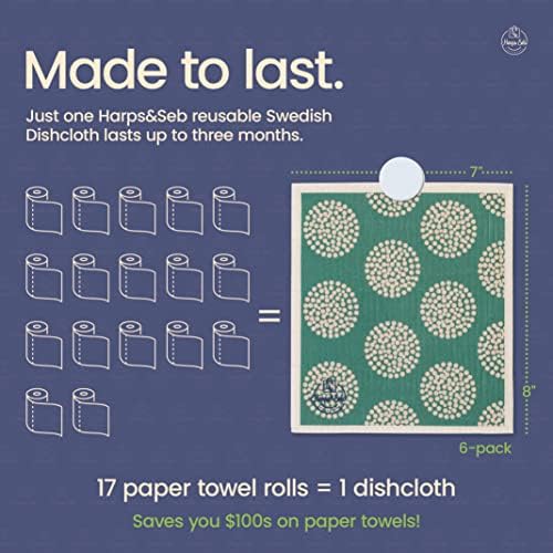 Harps&Seb Swedish Dishcloths for Kitchen Dishcloths - Image 5