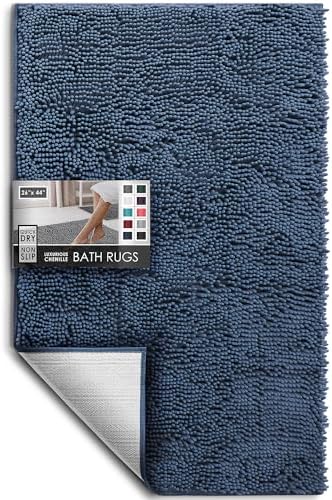 Hearth & Harbor Bathroom Rugs, Chenille Bath Mat - Image 3