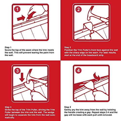 Goldblatt Trim Puller, 4-Inch Tile Removal Multi-Tool - Image 6