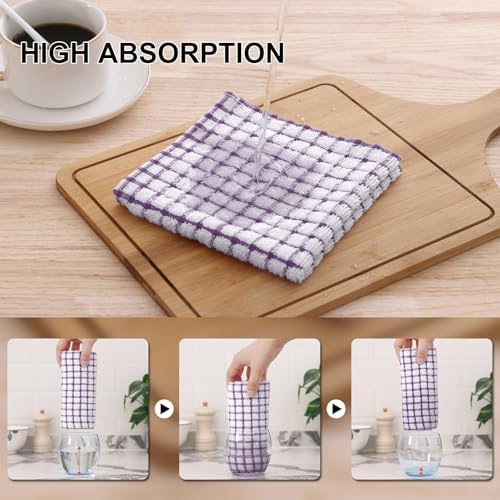 Kitinjoy Cotton 15 Pack Terry Kitchen Dish Cloths - Image 3