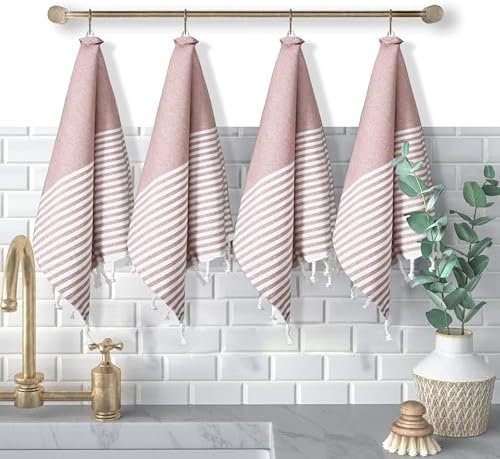 Turkish Kitchen Towels 18x26 Inches by SoftopiaCotton