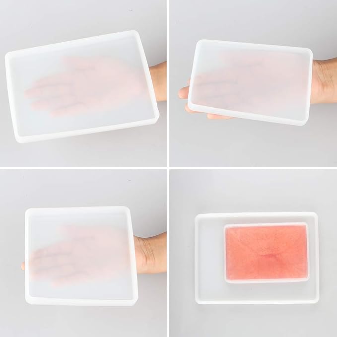 Tomorotec Resin Molds Silicone, 7 Pack Epoxy Casting Mold - Image 5