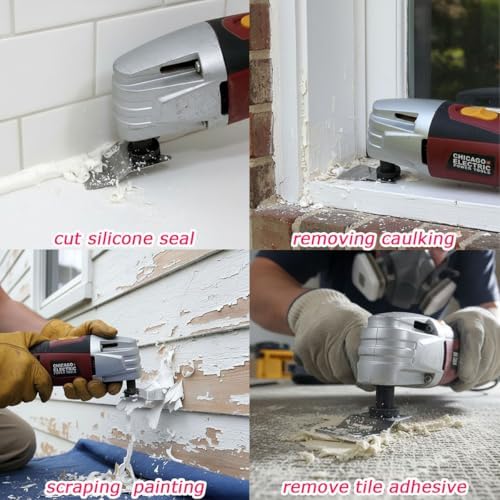 XXGO 4 Pcs Rigid Multi Tool Scraper Blades - Image 4
