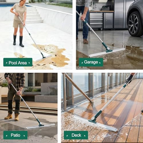 29"-49" Telescopic Pole Floor Squeegee - Image 2