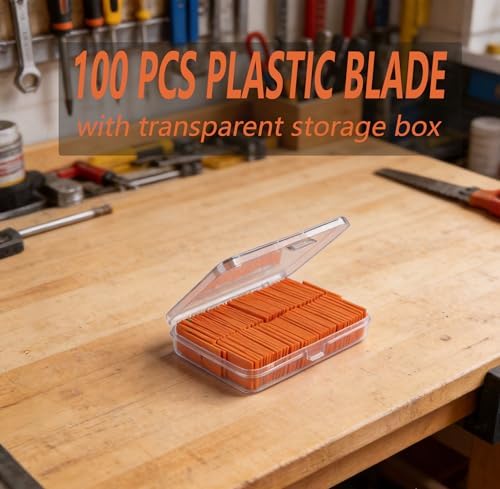 Razor Blade Scraper Tool with Blades, Window Glass Scraper - Image 4