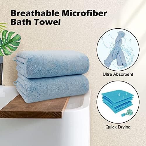 Orighty Bath Towels, Soft Feel Bath Towel, 4 Pack - Image 4