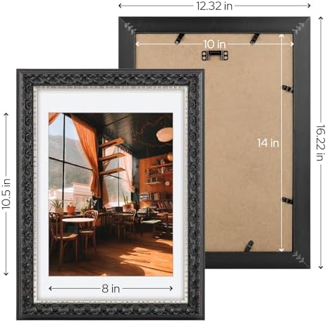 Golden State Art, 10X14 Ornate Finish Photo Frame - Image 5