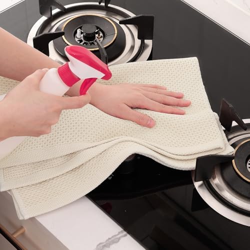 Homaxy 100% Cotton Oversized Waffle Weave Kitchen Towels - Image 5