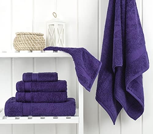 Cotton Paradise 6 Piece Towel Set, 100% Cotton Soft Absorbent Turkish Towels - Image 3