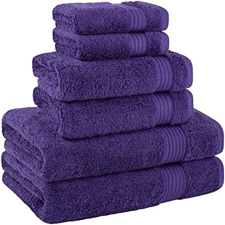 Cotton Paradise 6 Piece Towel Set, 100% Cotton Soft Absorbent Turkish Towels - Image 5