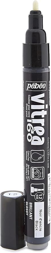 Pebeo Vitrea 160, Glossy Glass Paint Marker - Image 3