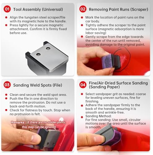 Automobile Spray Paint Point Repair Scraper - Image 3
