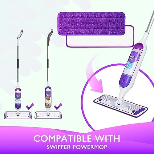 6 Pack Reusable Power Mop Refill Pads - Image 2