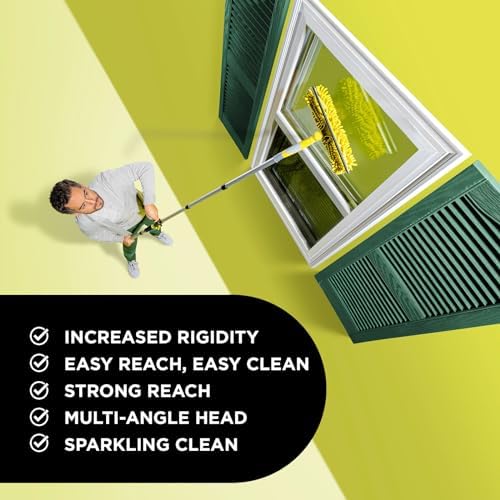 DOCAZOO Squeegee Extension Telescoping Pole 7-30 Ft - Image 3