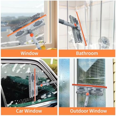 6.4FT Extendable 2-in-1 Window Washing Kit - Image 6