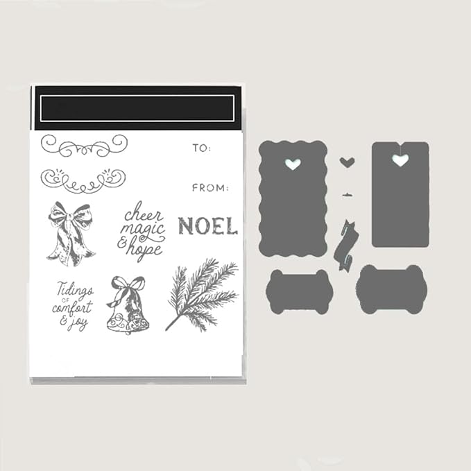 2025-2026 Stamps and Dies for Card Making, Stamps and Dies Set 2025 for Christmas and Halloween, Die Cut DIY Various Festivals Album Scrapbooking Birthdays Greeting Card (M4301)