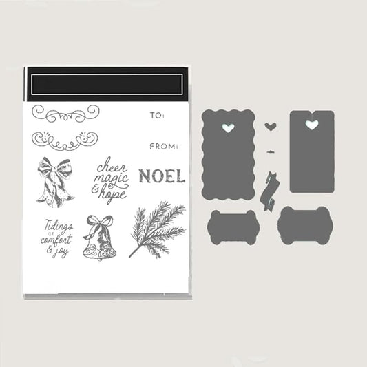 2025-2026 Stamps and Dies for Card Making, Stamps and Dies Set 2025 for Christmas and Halloween, Die Cut DIY Various Festivals Album Scrapbooking Birthdays Greeting Card (M4301)