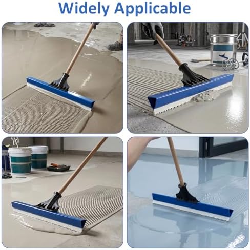 2 Pack 16 Inch Epoxy Floor Squeegee, Notched Squeegee - Image 5
