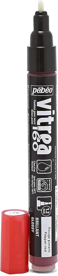 Pebeo Vitrea 160, Glossy Glass Paint Marker - Image 2