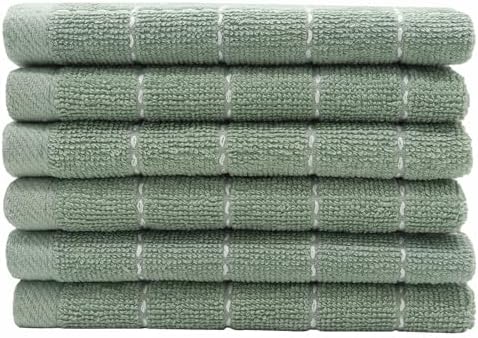Terry Dish Rags Cloths, 12”x 12”, 6 Pack - Image 3