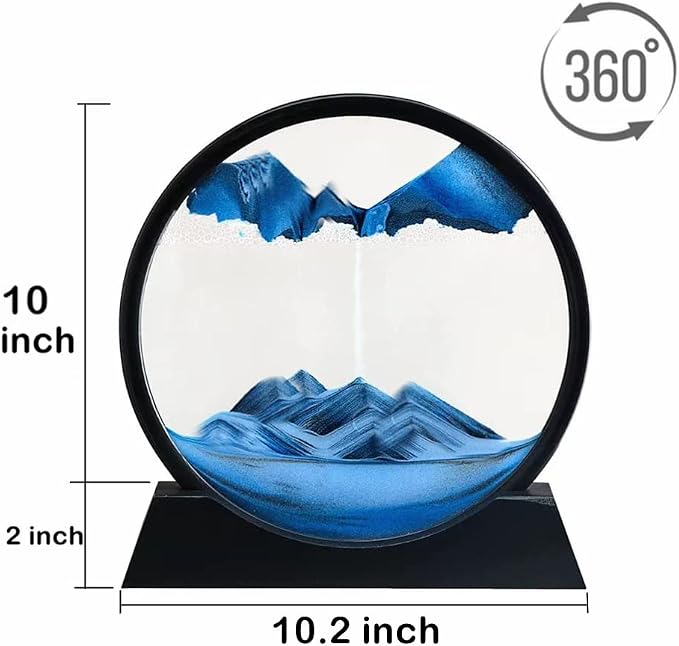 Arthink Moving Sand Art Picture, Liquid Motion 3D Sea Sandscape in Motion - Image 3