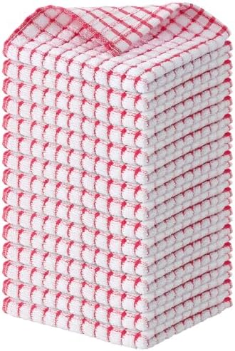 Kitinjoy Cotton 15 Pack Terry Kitchen Dish Cloths by Kitinjoy