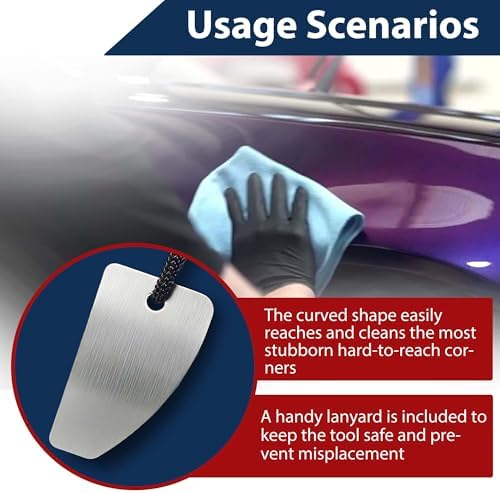 Shark Blade Carbide Scraper for Car Paint Denibbing & Paint Run Removal - Image 5