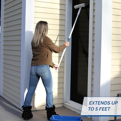 Unger 12” Outdoor Window Scrubber and Squeegee Kit - Image 2