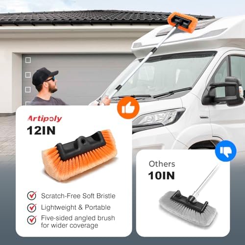 ARTIPOLY 12" Car Wash Brush Head - Image 2
