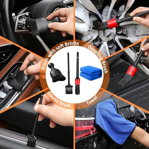 Qydipclin 10pcs Windshield Cleaning Tool Car Interior Window Cleaner Kit - Image 3