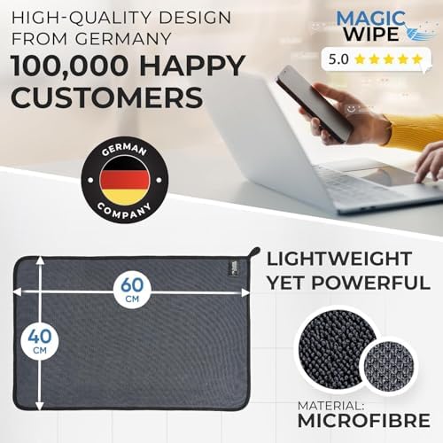 Magicwipe® Bathroom Drying Cloth – Removes Limescale & Hard Water Stains in - Image 6