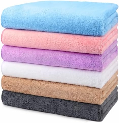 Orighty Bath Towels, Soft Feel Bath Towel, 6 Pack by AllRightinOrighty