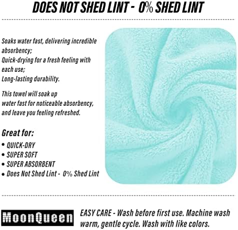 MOONQUEEN 6 Pack Premium Hand Towels - Image 4