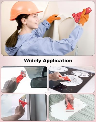 Dual-Width Plastic Razor Blade Scraper Tool Non Scratch - Image 3