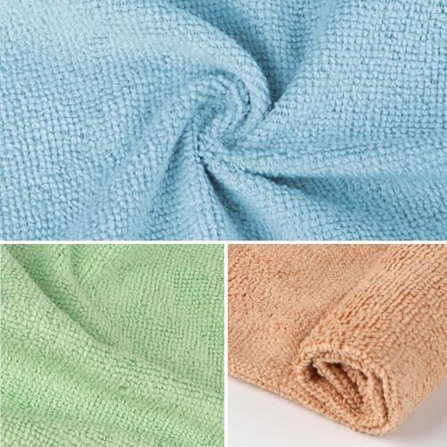 Orighty Washcloths Bulk, 100 Pack Microfiber Face Towels, 12x12 Inch - Image 2