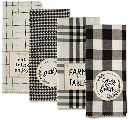 DII Home Sweet Farmhouse Kitchen Collection, Dishtowel Set - Image 4