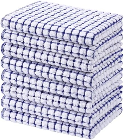 Mordimy Premium Cotton Kitchen Towels 16"x 25", 8 Pack by Mordimy
