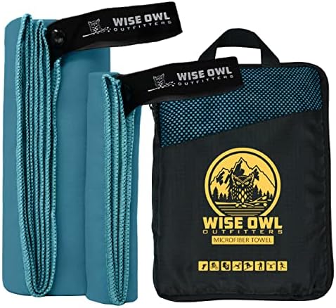 Wise Owl Outfitters Microfiber Camping Towel by WiseOwlOutfitters