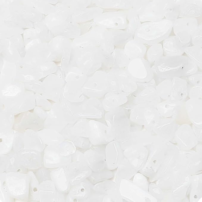 200pcs Natural Chip Stone Beads Gemstone Healing Crystal Loose Rocks Bead | by Shemboli